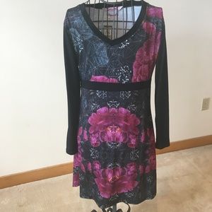 NWT Smash! black and pink dress size L